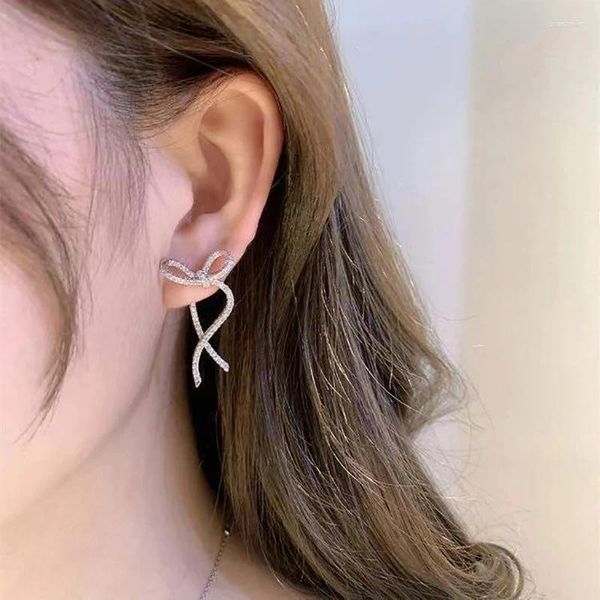 Boucles d'oreilles à la mode en forme d'arc, pendentif d'oreille Vintage, ligne Simple, breloque, bijoux pour femmes et filles