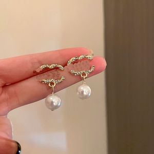 Boucles d'oreilles pour femmes créatrices de bijoux en or 18K Femme Beau Brincos vintage Crystal Moucles d'oreilles multiples multiples cadeaux anniversitaires ZH015 C4