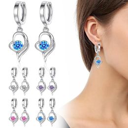 Boucles d'Oreilles Clou Fun Dames Éternelle Femme Cristal Pendentif Tempérament Mode Long