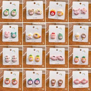 Pendientes de tachuelas Diversión de dibujos animados de dibujos animados para bebés Fashion Fashion Fashion Dumpling Regalos de joyería de joyas para mujeres para mujeres