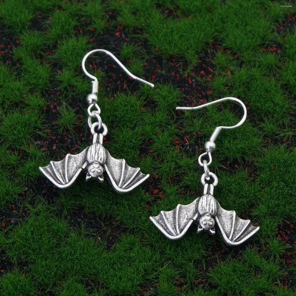 Boucles d'Oreilles Clous Halloween Animal Vampire Chauve-Souris Pendentif Femme Gothique