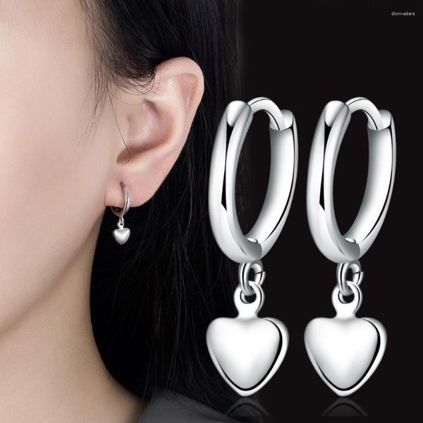 Boucles d'oreilles haute qualité 925 argent coeur anneau pour femmes luxe créateur bijoux nouveautés 2023 tendance à vendre GaaBou