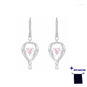 Boucles d'oreilles à clous en argent de haute qualité pour femmes, bijoux de luxe, améliore le tempérament, beau et mobile, sans fret