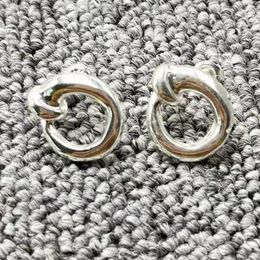 Boucles d'oreilles de haute qualité espagnoles, galvanoplastie originale, couleur argent 925, bijoux de vacances irréguliers, cadeaux adaptés à Unode50