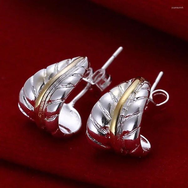 Boucles d'oreilles en argent Sterling 925 de haute qualité, crochet à plume exquis pour femmes, bijoux de luxe, cadeau de fiançailles et de mariage
