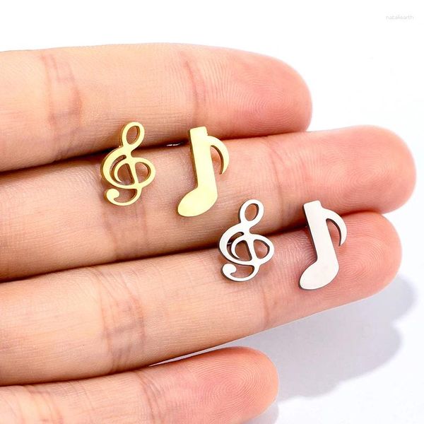 Boucles d'oreilles Hip Hop Rock Rock Asymétrique Note