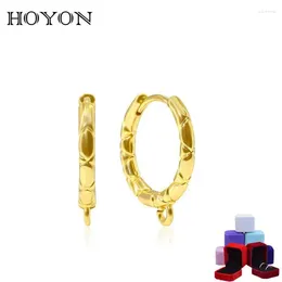 Boucles d'oreilles Stud Hoyon Christmas For Women 2024 ACCESSOIRES DE BROUONNEMENT DIY Les bijoux semi-finis peuvent correspondre au pendentif flocon de neige