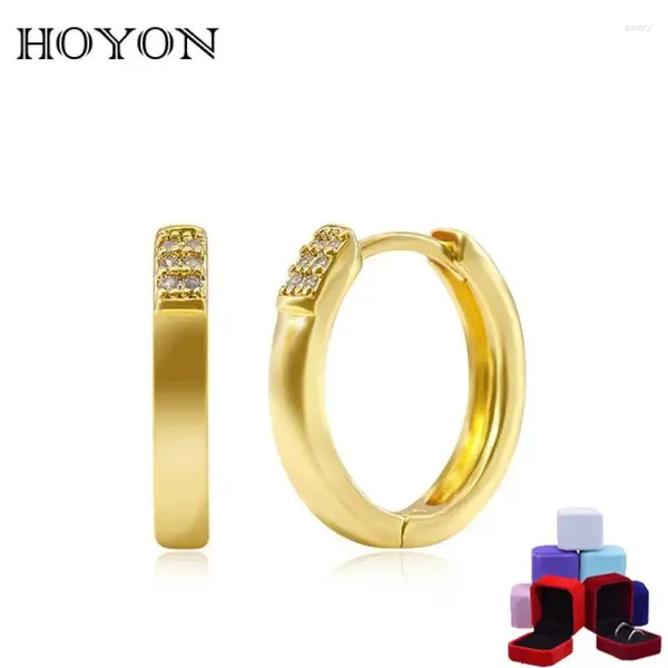 Boucles d'oreilles Hoyon pour femmes 2024 Design Sense Lumière Luxury Bijoux de luxe haut de gamme Gold Gold Girlfriend Girlfriend