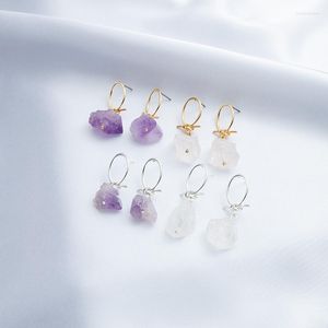 Pendientes de tuerca Jaeeyin 2023, moda de Color dorado, nudo de alambre hecho a mano, piedra colorida, regalo semiprecioso para mujeres, recién llegados