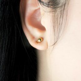 Stud -oorbellen sieradencomponenten goud kleur bevindingen cabochon setting pin cup pit earring basen diy maken oordoppen hoofdpennen