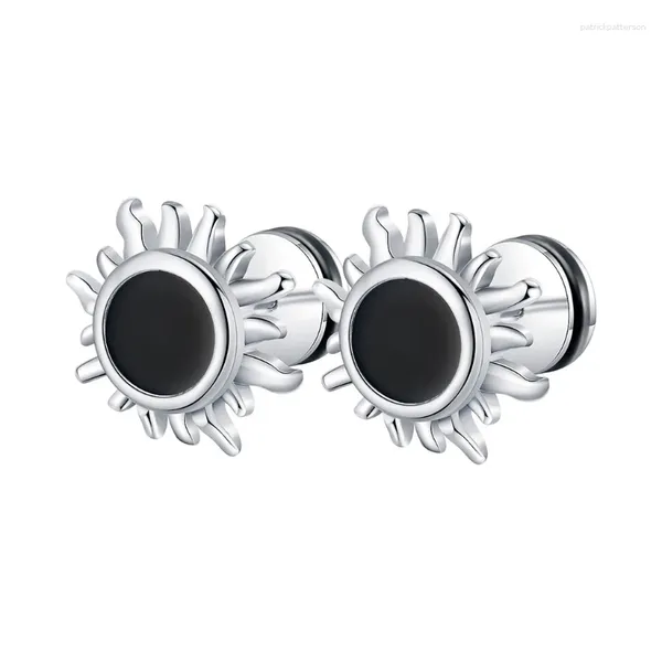 Boucles d'oreilles Kiki 1 paire petite mini pour le titane en acier en titane ajusté les bijoux unisex