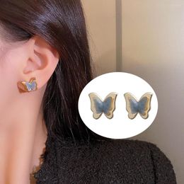 Ohrstecker Koreanischer Schmetterlingsschmuck Kleine frische Mode Süße Ohrstecker für Frau Niedliche elegante schöne Geschenke