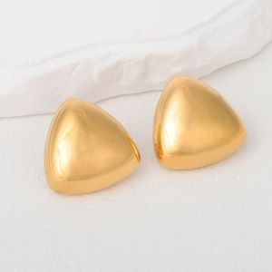 Pendientes de semental El tipo de arete de acero inoxidable lavk tiene un peso de pvd dorado en color impermeable elegante vintage joyas de Francia