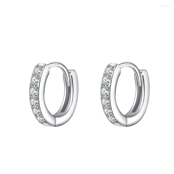 Boucles d'oreilles clairs luxueux de luxe haut de gamme diamant diamant clip de clip de diamant