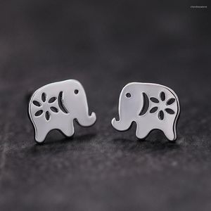 Boucles d'oreilles à tige bel Animal pour femmes mignon éléphant Piercing 2023 à la mode filles bijoux fantaisie cadeau goutte