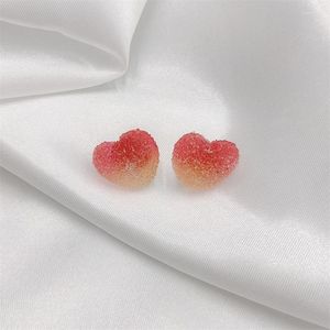 Stud -oorbellen Mooie vruchtensap zacht snoepje liefde oor studs Fashion Trend High Grade kleine verse vrouwelijke accessoires groothandel