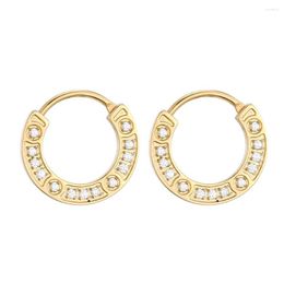 Pendientes de botón Diseño de lujo Amor individual para mujeres Niñas Damas Joyería fina de acero de titanio 316L con logotipo Brincos Oorbellen Orecchini