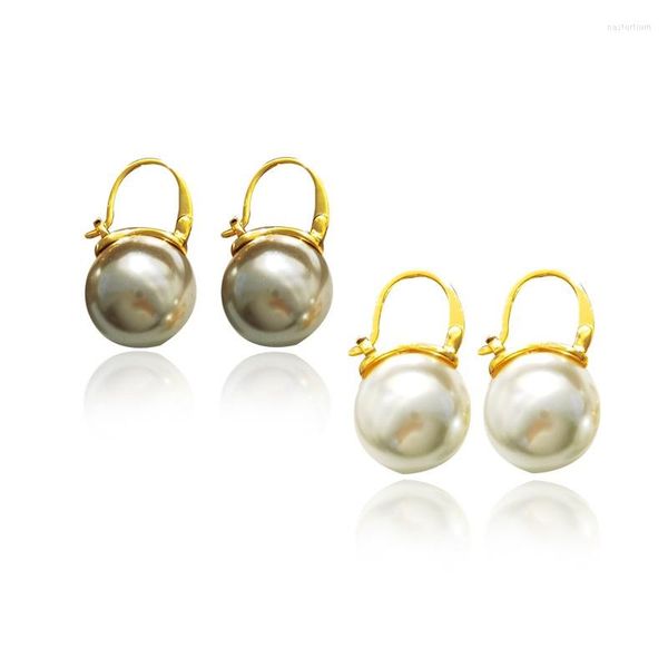 Pendientes de tuerca de diseñador de lujo para mujer 2022 pendientes de perforación de perlas joyería regalo de Navidad accesorios Y2K moda coreana