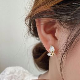 Stud Oorbellen MENGJIQIAO Groothandel Leuke Metalen Vlinder Voor Vrouwen Symmetrische Zoete Boucle D'oreille Mode-sieraden