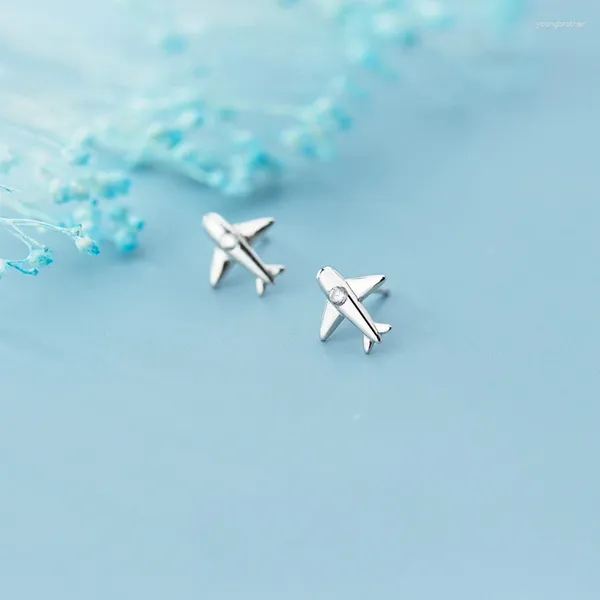 Boucles d'oreilles MloveAcc avion pour femmes, en argent Sterling 925 véritable, bijoux à la Mode, Oreilles 2023