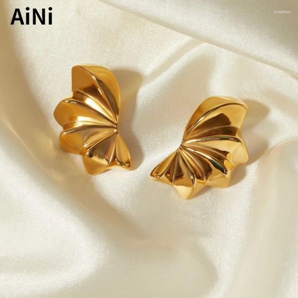 Boucles d'oreilles à étalon bijoux modernes design européen et américain Gold Color Metal for Women Party Gifts Hip Hop Accessoires Vente