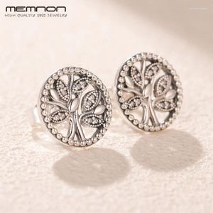 Boucles d'oreilles Stud Mother's Mother Earge 925 Silver Silver Trees of Life For Women Sterling-Silver-Jewelry Wedding Brincos Earfing