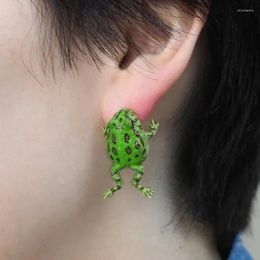 Boucles d'oreilles à tige N58F Cadeau de bijoux de manchette d'oreille d'animal pour les adolescentes Clip mignon sur
