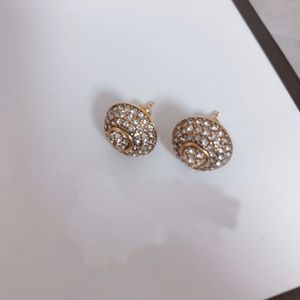 Boucles d'oreilles à tige nouveau designer pour femmes étoiles diamants champignon boucle d'oreille de luxe marque de mode designer classique simple maison dames fête bijoux de haute qualité avec boîte