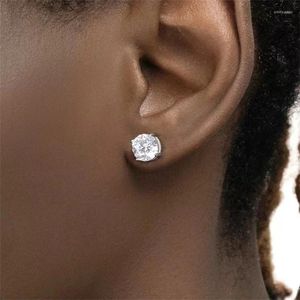 Boucles d'oreilles sans piercing hommes zircon hip hop acrylique cristal cochléaire ongles oreille os clip pour femmes bijoux simples accessoire de mode