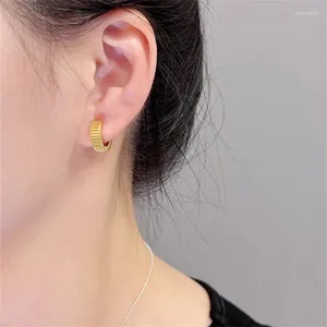 Oorknopjes Niet-piercing Hoop Clip Fake Ear Hoops voor mannen en vrouwen Punk roestvrij staal op oorbellen Goudkleurige sieraden