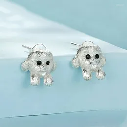 Stud -oorbellen Punk Animal Modellering voor vrouwen retro schattige huisdiervormige puppy accessoires verjaardagsfeestje sieraden geschenken