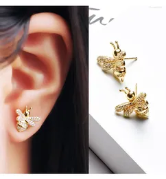 Boucles d'oreilles REETI 925 en argent sterling abeilles or pour femmes 2024 tendance personnalité dame bijoux de mode