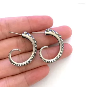 Boucles d'oreilles rétro gothique Punk, jambe de poulpe, personnalité exagérée, Bronze, vente en gros pour femmes, ornement d'halloween