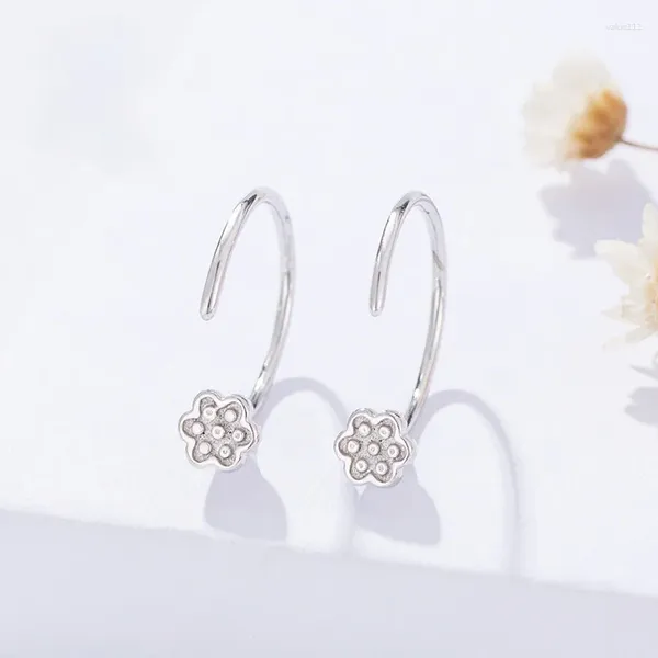 Boucles d'oreilles étalon rétro plaquées d'été pod graine de graine d'oreille oreille à la mode Mini anti-allergie tendance des femmes