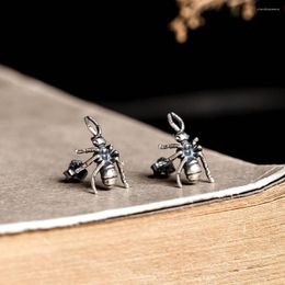 Boucles d'oreilles à tige S925 en argent Sterling poisson Koi femmes bijoux Mme accessoire Hipster Style Grunge Punk bijoutier