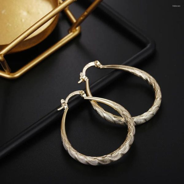 Boucles d'oreilles couleur argent pour femmes, cadeau de mariage en or, bijoux mignons à la mode pour dames et filles, haute qualité, vente en gros