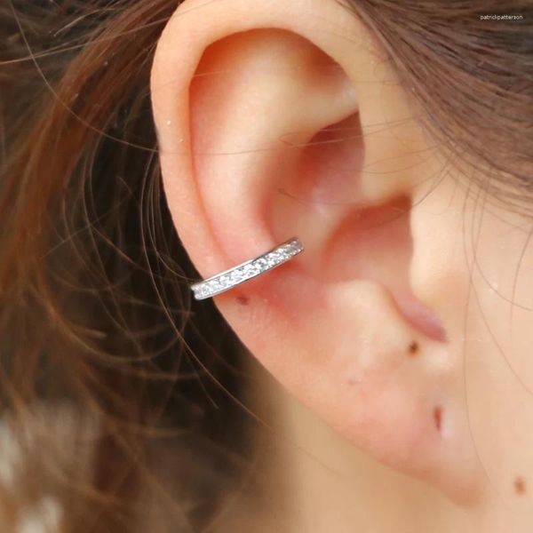 Boucles d'oreilles étalon simples 925 poignets en argent sterling