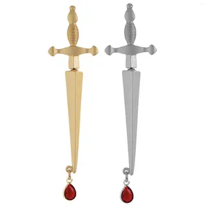 Boucles d'oreilles Single Cross Earring Déclaration vintage pour les hommes femmes sataniques