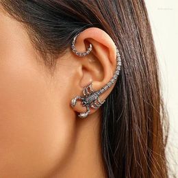 Boucles d'oreilles So Punk Dark Animal Scorpion Aperçu pour les bijoux de mode Fashion Accessoires minimalistes peut être un cadeau