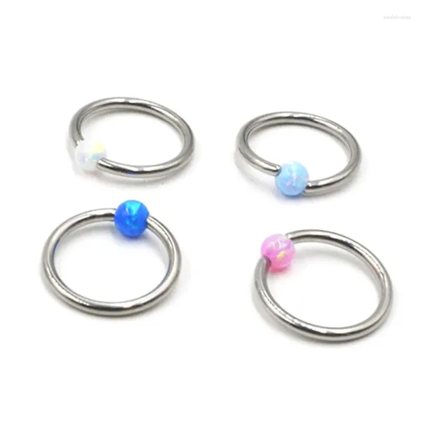 Boucles d'oreilles à tige, bijoux de perçage de nez sophistiqués, 10mm, Anti-allergie, bleu Royal, rose clair, auto-habillage d'oreille