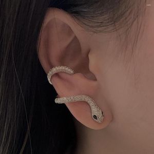 Boucles d'oreilles à tige en forme de serpent spirituel pour femmes et hommes manchette d'oreille Vintage Rock Punk Cartilage Style Piercing bijoux charme fête cadeau