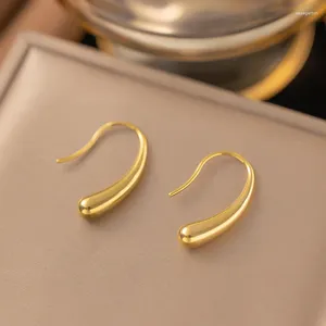 Boucles d'oreilles en acier inoxydable, Mini goutte d'eau pour femmes et filles, Style français, bijoux de mariage, cadeaux d'anniversaire