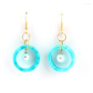 Stud Earrings Style Resin Lady Mode Earring For Women Wedding Sieraden Vintage kleurrijke S05