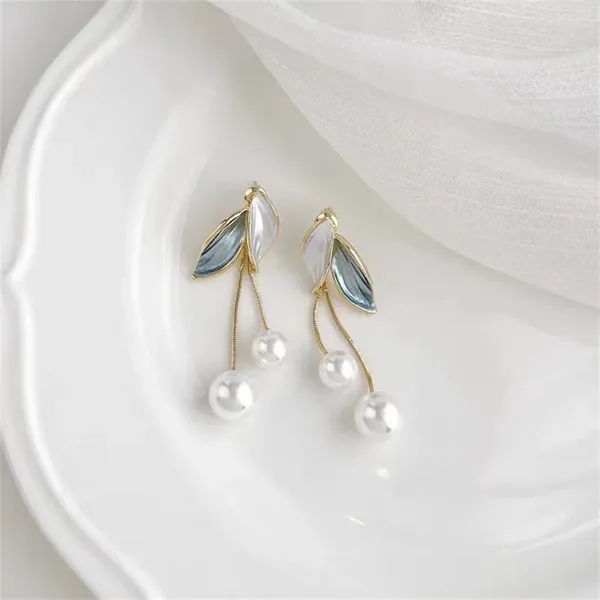 Boucles d'oreilles à pampilles, Style Simple et accrocheur, accessoires de Niche, petits produits frais, vente en gros