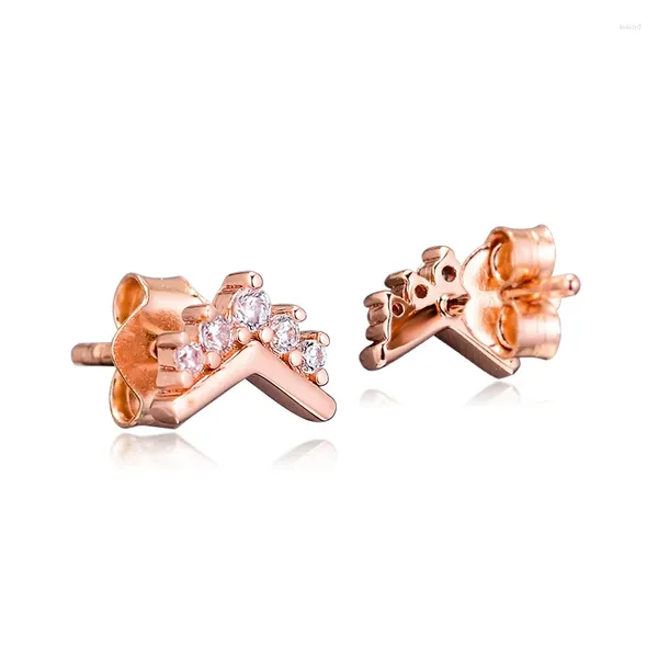 Boucles d'oreilles diadème Wishbone pour la fabrication de bijoux en argent Sterling femme fête de mariage