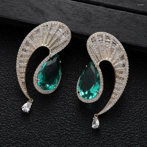 Pendientes de botón Nubes diarias de moda para mujer Boda CZ Brincos Boucle D'oreille Bohemia Joyería