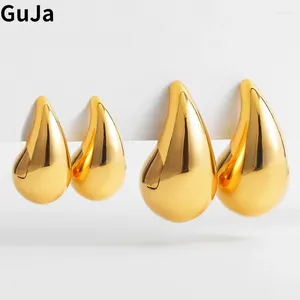 Stud Oorbellen Trendy Sieraden Modern Design Goud Kleur Teardrop Voor Vrouwen Meisje Party Gift Lichtgewicht Accessoires