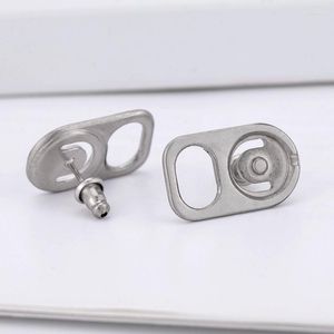 Boucles d'oreilles Vintage Ring-Pull Can Classical Fashion Creative Stubs en acier inoxydable pour femmes hommes Bijoux Accessoires de fête