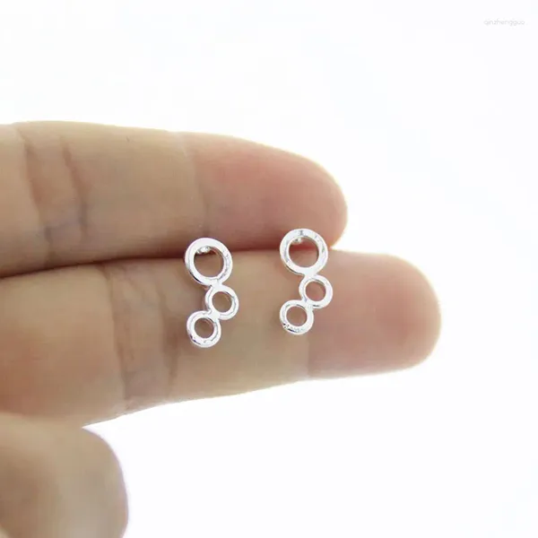 Pendientes de tuerca al por mayor, 10 pares de orejas de burbuja, pendientes circulares grandes y pequeños, bonitos tachuelas geométricas, regalo de joyería para mujeres y niñas