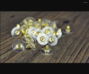 Boucles d'oreilles en gros 10 packs/lot bouchons d'oreille bijoux pour femmes accessoires de bricolage bouchon de boucle d'oreille en métal